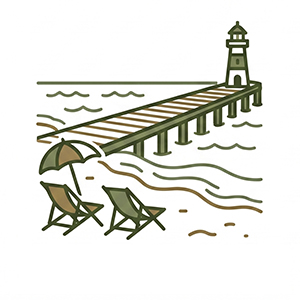 Plaża z&nbsp;pomostem (już wkrótce)