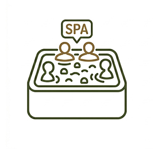Czteroosobowa wanna SPA